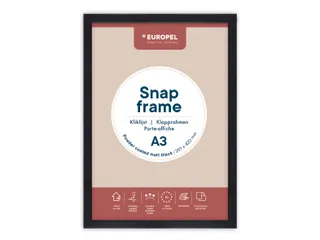 Kliklijst Europel A3 25mm mat zwart - 1