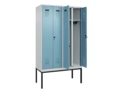 locker voor scheiding van kleding,HxBxD 2120x1200x500mm,4vak