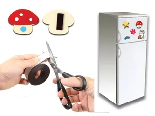 Flexibele magneetstrip zelfklevend 300x2.5cm Zwart - 2