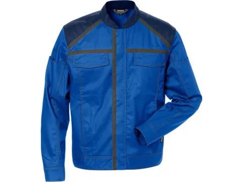 Fristads 4555 STFP werkjas, korenblauw/marineblauw, maat XS, per stuk