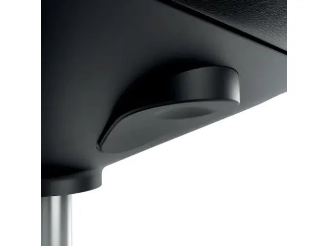 Zitkruk Leitz Ergo met wieltjes en comfortzitting 600x460x600mm zwart