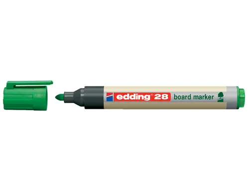 Viltstift edding 28 whiteboard EcoLine rond groen 1.5-3mm