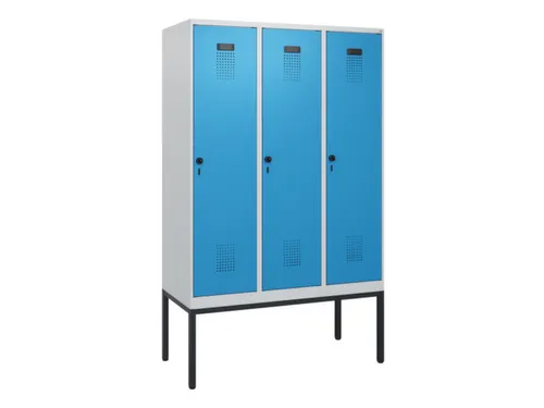 schoollocker,HxBxD 1950x1200x500mm,3vak,vak B 400mm,draaigrendel