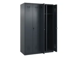 locker voor scheiding van kleding,HxBxD 1850x1200x500mm,4vak