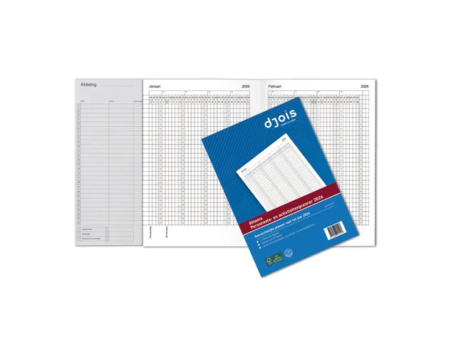 Atlanta Jaarplanner 2026 Djois personeel- en activiteitenplanner A4