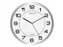 Wandklok Unilux Magnet Ø30,5cm lichtgrijs/wit cijfers