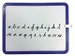 Whiteboard Desq 21x28cm tweezijdig magnetisch