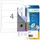 Herma 10160 Rugetiket breed 192x59mm Verwijderbaar Wit 100 stuks