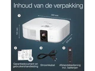 Projector Epson TW6250 4K PRO-UHD-projector Wit - 4