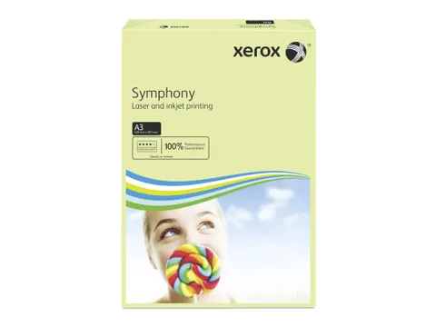 Papier A3 Xerox Symphony pastel Groen 80 Gram 500 Vel