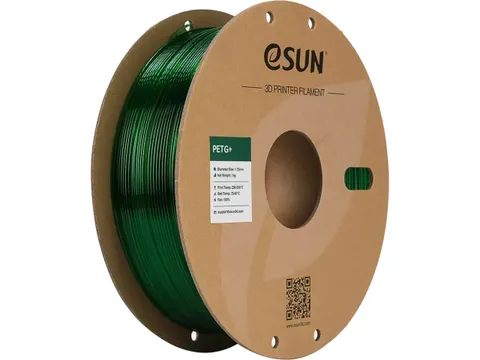 PETG+ 1,75mm TRANSLUCENT GREEN 1KG PAPER ROLL