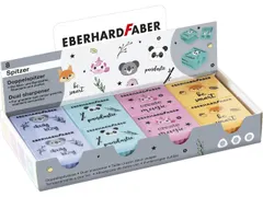 Puntenslijper Eberhard Faber Animal display à 8 stuks assorti