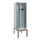 locker met bank,voor scheiding van kleding,HxBxD 2120x600x815mm,2vak