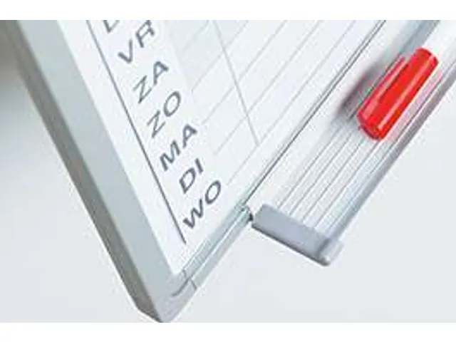 Verticale Jaarplanner Magnetisch 60x90cm Duits Softline profiel 8mm