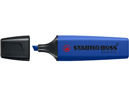 Markeerstift STABILO Boss 70/128 Wildflower ultramarijn blauw