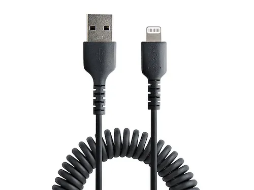 50cm USB A naar Lightning Kabel, Zwart, MFi Gecertificeerd