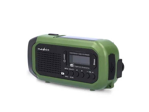 Noodradio Nedis DAB+ FM zonnepaneel