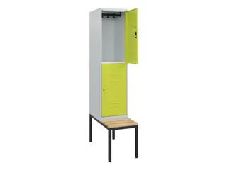 Dubbeldekse dekenkist,HxBxD 1950x400x815mm,1x2vak.,vak B 400mm - 2