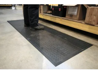 werkplek-vloerbedekking,enkele mat,HxLxB 125x800x700mm,rubber/nitril - 1