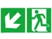 Panneau Sortie de secours Issue de secours à gauche