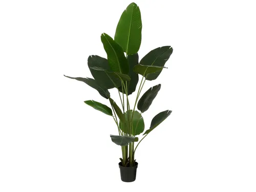 Kunstplant Mica Bananen boom in plastic pot 180x30cm