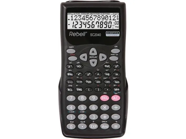 Calculator Rebell-SC2040-BX zwart wetenschappelijk
