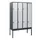 dubbeldekse locker,HxBxD 1950x1200x500mm,4x2vak.,vak B 300mm