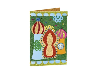 Glitterkarton Folia 174x245mm 6 vel basis assorti - 5