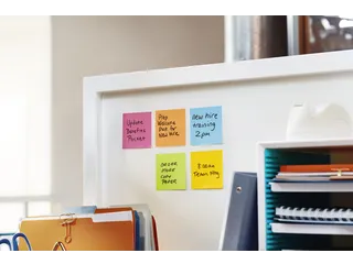 Memoblok 3M Post-it 654-SSRO Super Sticky 76x76mm Rio Assorti - 5