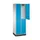 Dubbeldekse garderobekast,RAL 7035/RAL 5012,HxBxD 1950x620x500mm