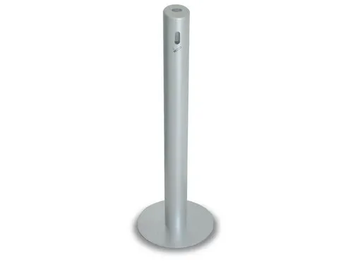 Asbakstaander Aluminium 1041x100mm Voetplaat D 356mm Nieuwzilver
