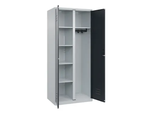 wasgoedverdeelkast,HxBxD 1850x800x500mm,vak B 400mm,cilinderslot