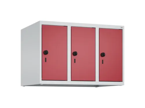 opzetkast,v. locker,3vak.,vak B 250mm,HxBxD 500x750x500mm,vleugeldeur