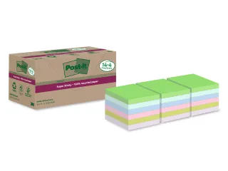 Memoblok Post-it 654 RSS12COL 76x76mm colour 14+4 gratis - 2