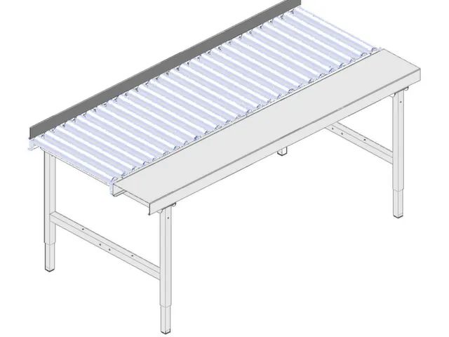 zijgeleiding,HxBxD 70x1955x20mm,v. paktafel,meerprijs