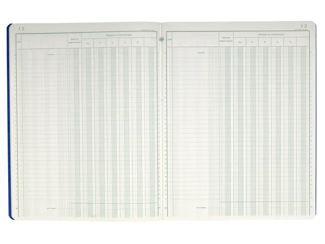 Register Piqure dagontvangsten 320x250mm 80vel assorti