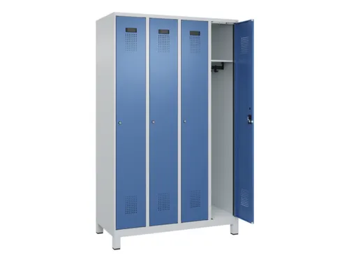 locker,HxBxD 1950x1200x500mm,4vak,vak B 300mm,cil.-slot,voeten