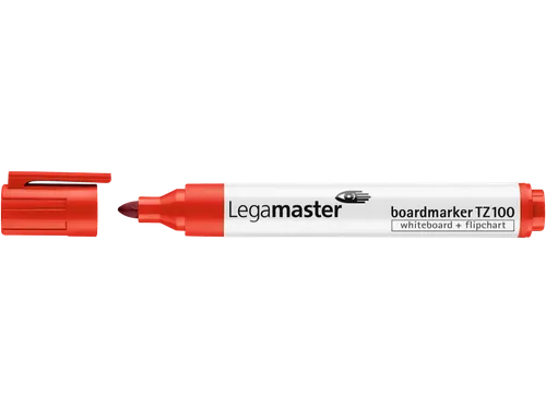 Viltstift Legamaster TZ 100 whiteboard rond 1.5-3mm rood