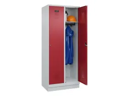 locker,HxBxD 1950x800x500mm,2vak,vak B 400mm,cil.-slot,sokkel