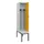 locker met bank,voor scheiding van kleding,HxBxD 2120x400x815mm,1vak