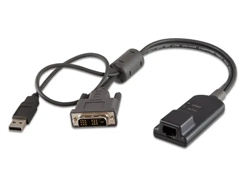 Vertiv Avocent MPUIQ-VMCDV, 0,3556 m, USB, USB, Zwart, DVI, USB 2.0