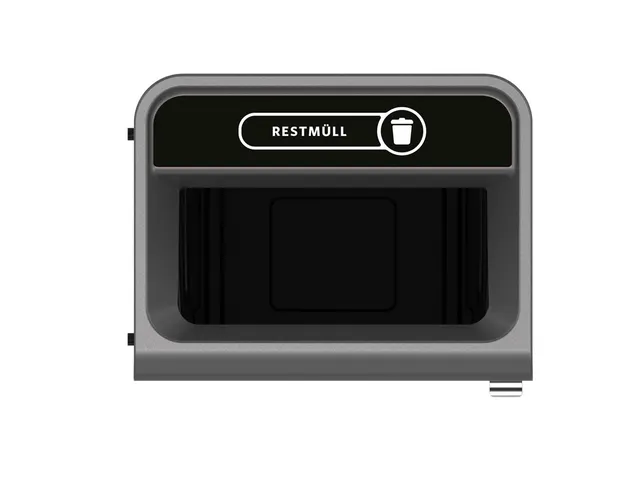 Configure Recyclingstation Restmull DE 125 Liter Antraciet Zwart