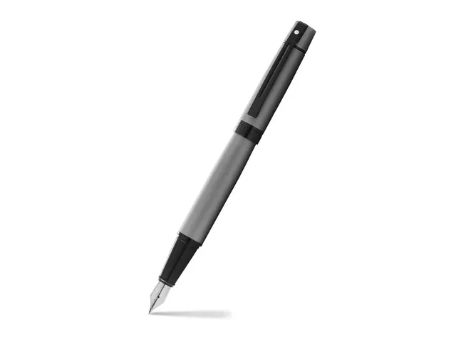 Vulpen SHEAFFER 300 E9345 F Matte grey lacquer polished black