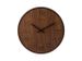 Wandklok NeXtime dia. 35cm hout bruin 'Wood Wood Medium' cijfers - 1