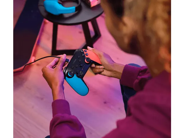 Trust GXT 1246B Muta Draadloze controller Nintendo Switch Blauw/Rood