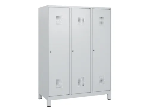 schoollocker,HxBxD 1630x1200x500mm,3vak,vak B 400mm,cil.-slot,voeten