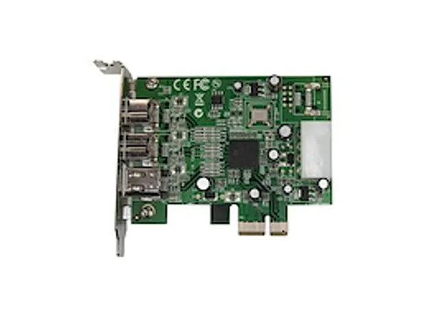 3-poort 2b 1a Low Profile 1394 PCI Express FireWire Adapterkaart