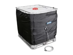 verwarmingsmantel,v. IBC inhoud 1000l,buiten nylon,zwart,2000 W