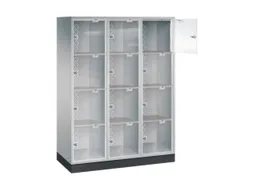 grootvolume-lockersysteem,HxBxD 1750x1220x500mm,3x4vakken,cil.-slot