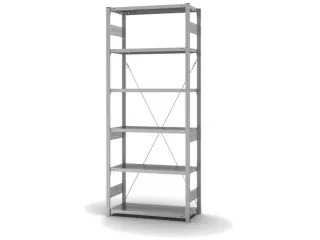 systeemstelling,grondveld,HxBxD 2500x1060x435mm,vakl. 315kg - 2